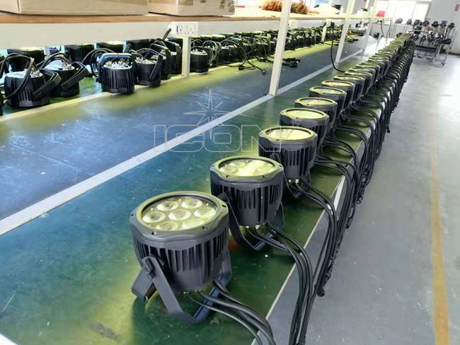 OEM Zamówienie zbiorcze IP65 LED PAR Wodoodporny 7x10w 4w1 dobry dostawca